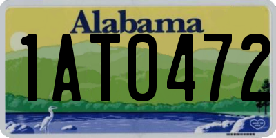 AL license plate 1AT0472