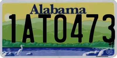 AL license plate 1AT0473