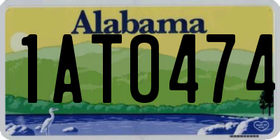 AL license plate 1AT0474