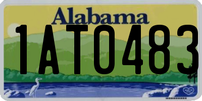 AL license plate 1AT0483