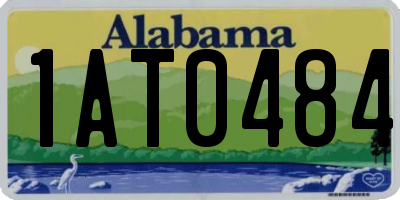 AL license plate 1AT0484