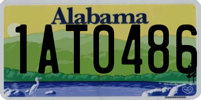 AL license plate 1AT0486