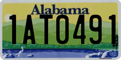 AL license plate 1AT0491