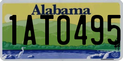 AL license plate 1AT0495