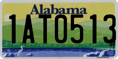 AL license plate 1AT0513