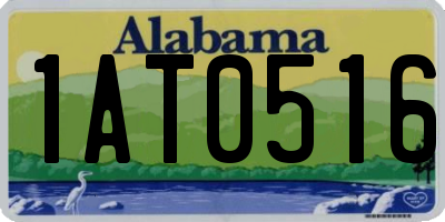 AL license plate 1AT0516