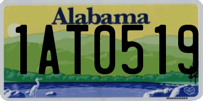 AL license plate 1AT0519