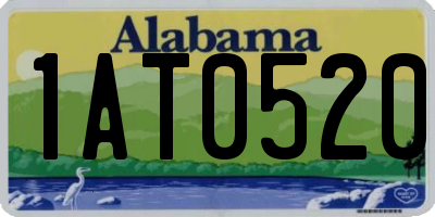 AL license plate 1AT0520