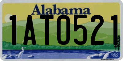 AL license plate 1AT0521