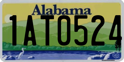 AL license plate 1AT0524