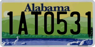 AL license plate 1AT0531