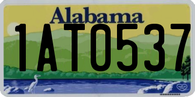 AL license plate 1AT0537
