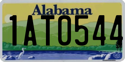 AL license plate 1AT0544