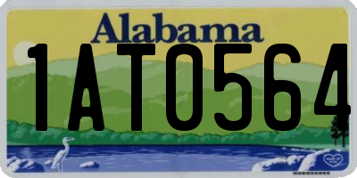 AL license plate 1AT0564