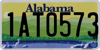 AL license plate 1AT0573