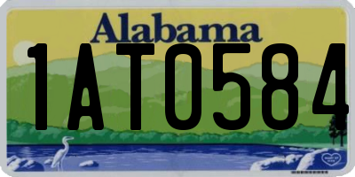 AL license plate 1AT0584