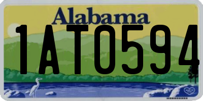 AL license plate 1AT0594