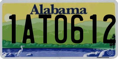 AL license plate 1AT0612
