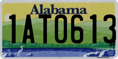 AL license plate 1AT0613