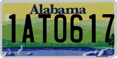AL license plate 1AT0617