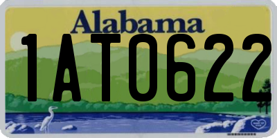 AL license plate 1AT0622
