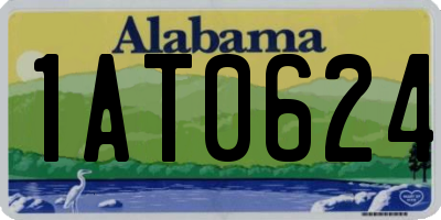 AL license plate 1AT0624