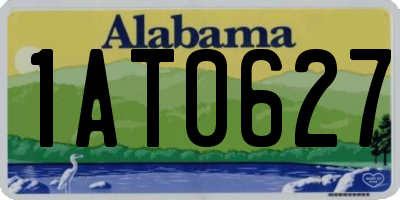 AL license plate 1AT0627
