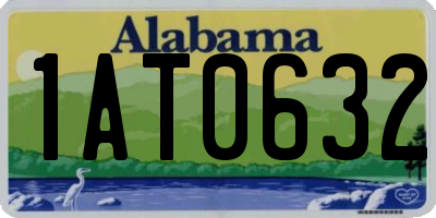 AL license plate 1AT0632