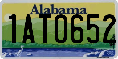 AL license plate 1AT0652