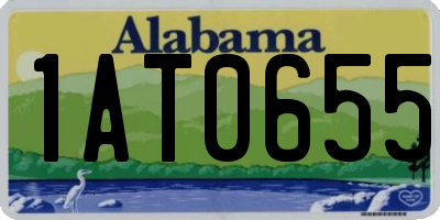 AL license plate 1AT0655
