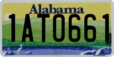 AL license plate 1AT0661