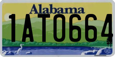 AL license plate 1AT0664