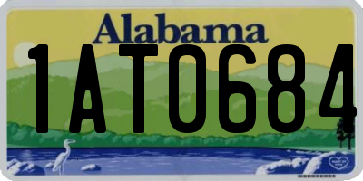 AL license plate 1AT0684