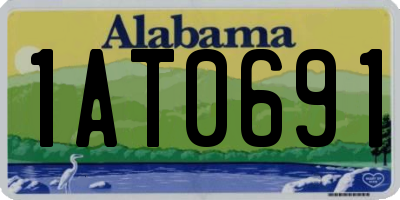 AL license plate 1AT0691