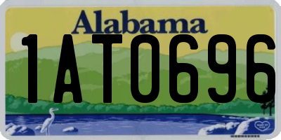 AL license plate 1AT0696