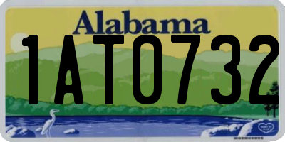 AL license plate 1AT0732