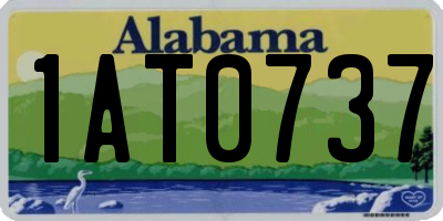 AL license plate 1AT0737