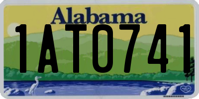 AL license plate 1AT0741