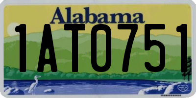 AL license plate 1AT0751