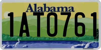 AL license plate 1AT0761