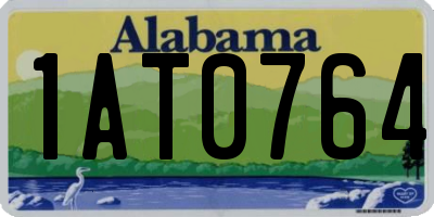AL license plate 1AT0764