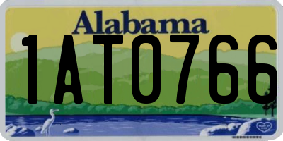 AL license plate 1AT0766