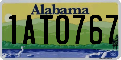 AL license plate 1AT0767