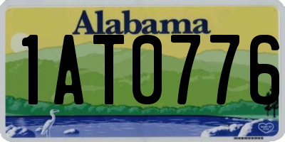 AL license plate 1AT0776