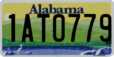 AL license plate 1AT0779