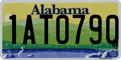 AL license plate 1AT0790