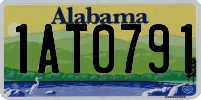 AL license plate 1AT0791