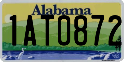 AL license plate 1AT0872