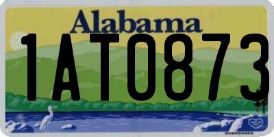 AL license plate 1AT0873