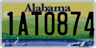 AL license plate 1AT0874